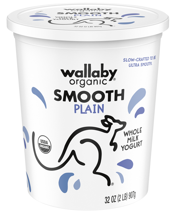 Wallaby Plain Organic Whole Milk Yogurt 32oz