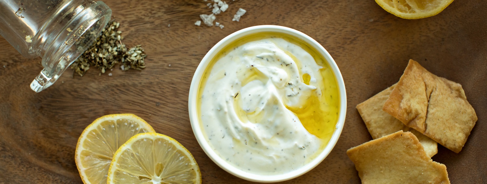 Lemon Za'atar Yogurt Dip Recipe