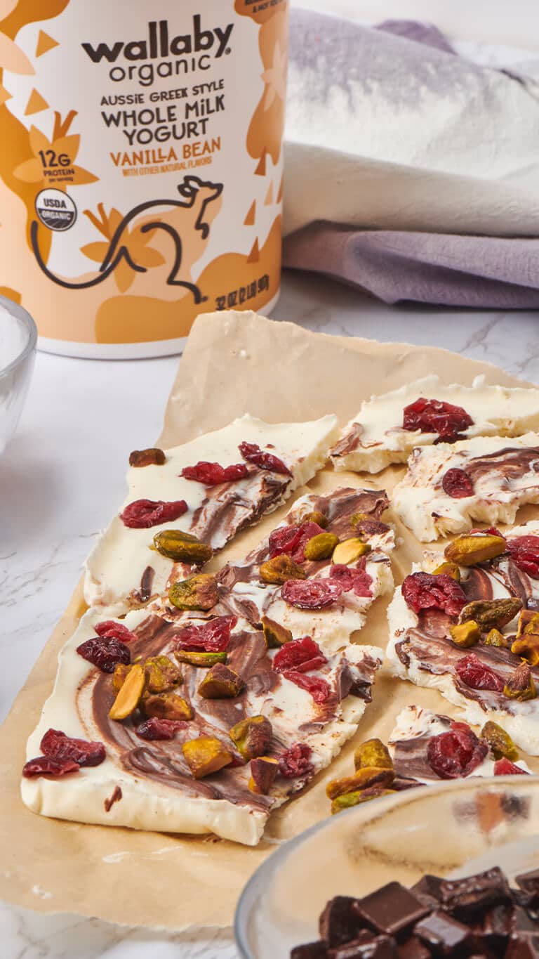 Dark Chocolate Yogurt Bark