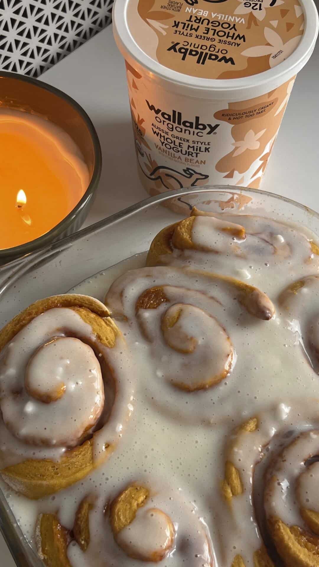 Pumpkin Cinnamon Rolls