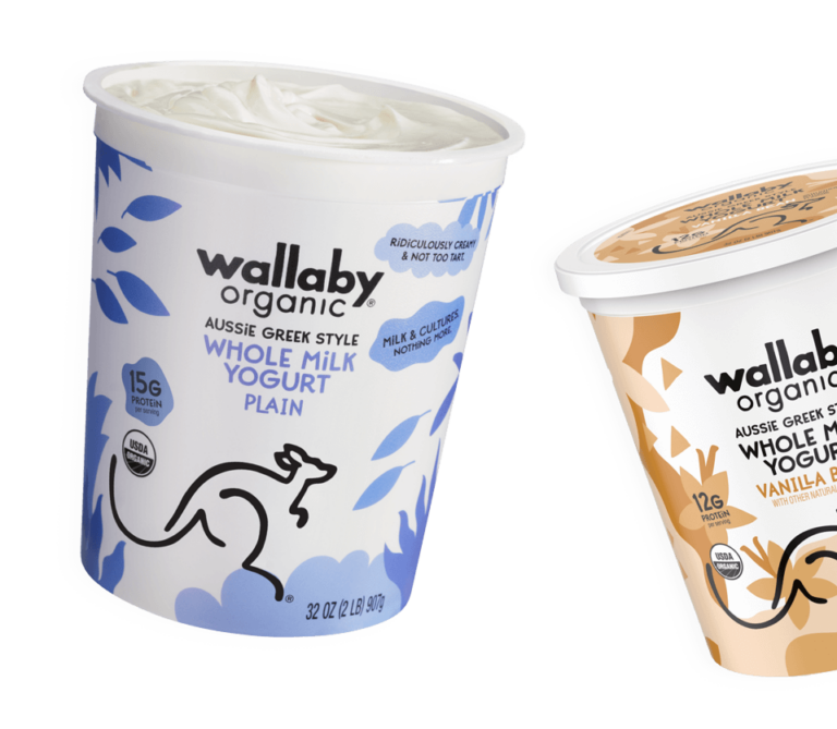 Wallaby Organic Greek Yogurt Products